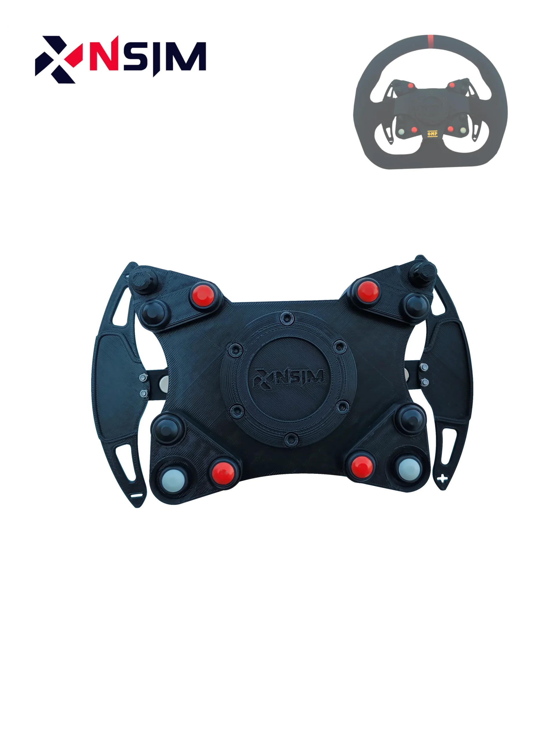 Bezprzewodowy buttonbox do kierownicy z łopatkami