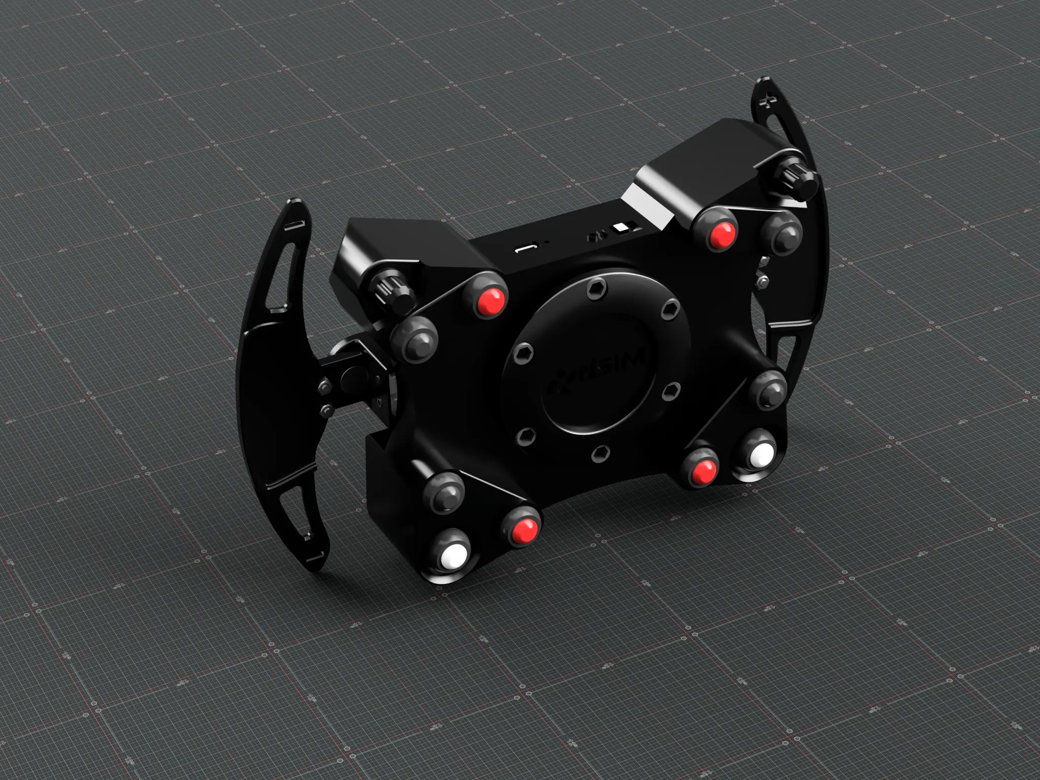 Bezprzewodowy buttonbox do kierownicy z łopatkami - obrazek 4